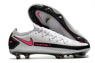 Nike Phantom GT Elite FG Low-Tops Football Boots - White/Black/Pink