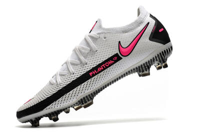 Nike Phantom GT Elite FG Low-Tops Football Boots - White/Black/Pink