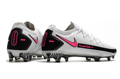 Nike Phantom GT Elite FG Low-Tops Football Boots - White/Black/Pink