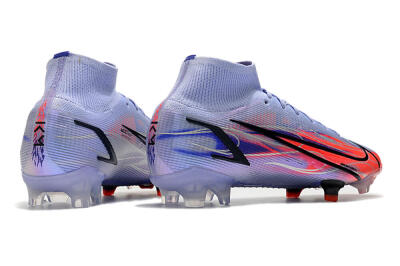 Nike Mercurial Superfly 8 Elite FG High-Tops Football Boots - Purple/Red/Black