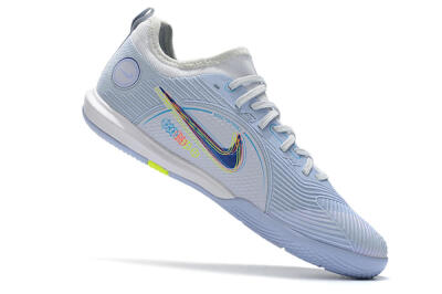 Nike Mercurial Vapor 14 Pro IC Low-Tops Football Shoes - White/Blue/Yellow