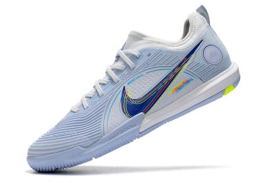 Nike Mercurial Vapor 14 Pro IC Low-Tops Football Shoes - White/Blue/Yellow