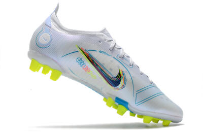 Nike Mercurial Vapor 14 Elite AG Low-Tops Football Boots - White/Blue/Yellow