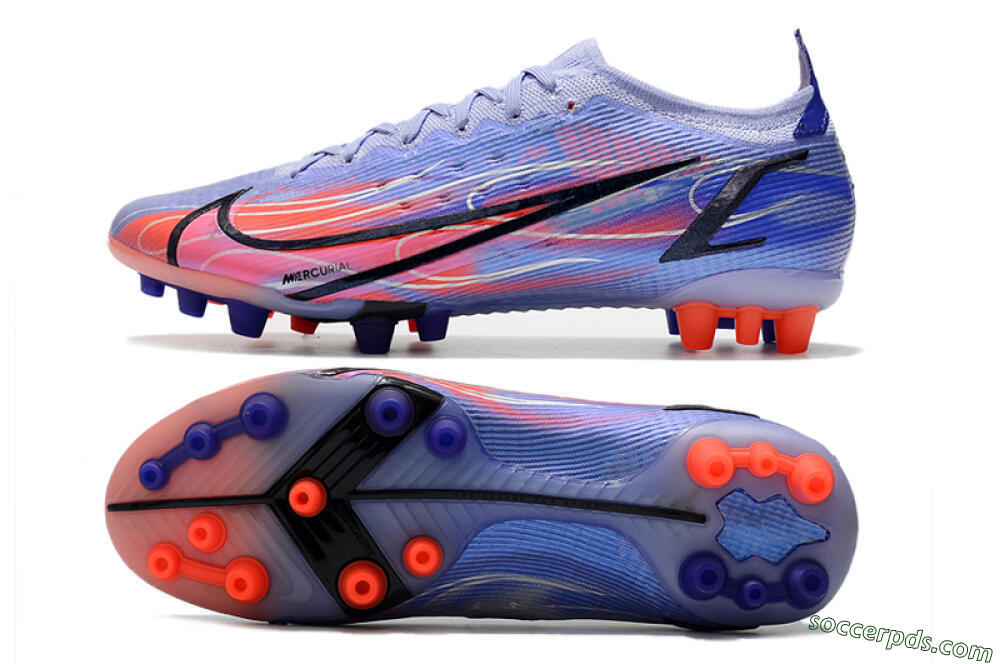 Nike Mercurial Vapor 14 Elite AG Low-Tops Football Boots - Blue/Red/Black 0