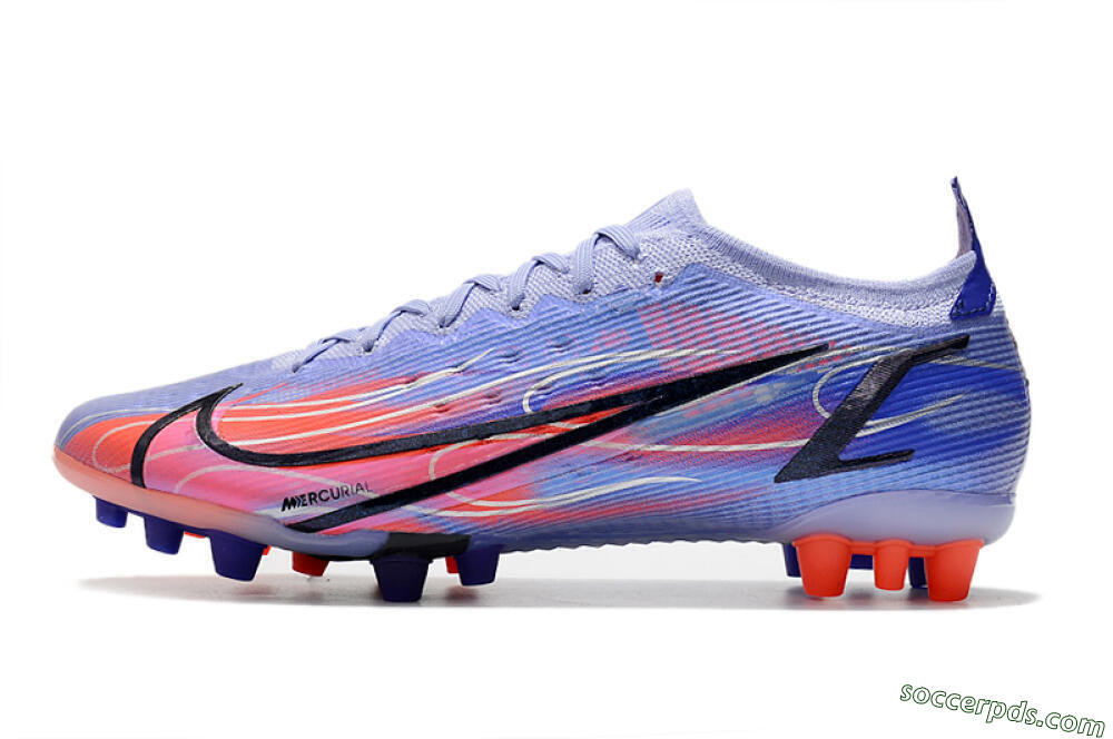 Nike Mercurial Vapor 14 Elite AG Low-Tops Football Boots - Blue/Red/Black 2