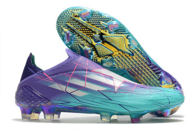 Adidas X Speedflow+ FG Low-Tops Football Boots - Jade/Purple/Pink