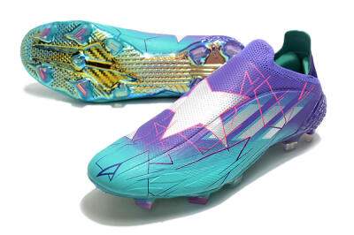 Adidas X Speedflow+ FG Low-Tops Football Boots - Jade/Purple/Pink
