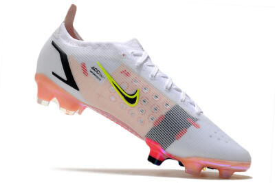 Nike Mercurial Vapor 14 Elite FG Low-Tops Football Boots - White/Pink/Black/Gold