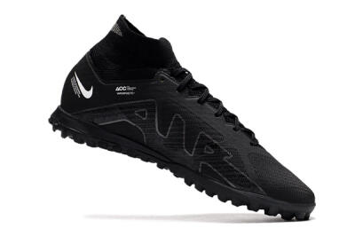 Nike Air Zoom Mercurial Superfly 9 Elite TF High-Tops Football Shoes - Black/White/Yellow