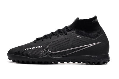 Nike Air Zoom Mercurial Superfly 9 Elite TF High-Tops Football Shoes - Black/White/Yellow