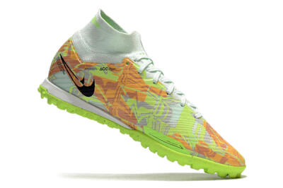 Nike Air Zoom Mercurial Superfly 9 Elite TF High-Tops Football Shoes - Yellow/Brown/Black