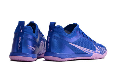 Nike Air Zoom Mercurial Vapor 15 Pro IC Low-Tops Football Shoes - Blue/Pink