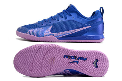Nike Air Zoom Mercurial Vapor 15 Pro IC Low-Tops Football Shoes - Blue/Pink