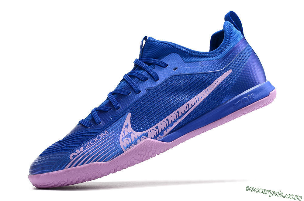 Nike Air Zoom Mercurial Vapor 15 Pro IC Low-Tops Football Shoes - Blue/Pink 5