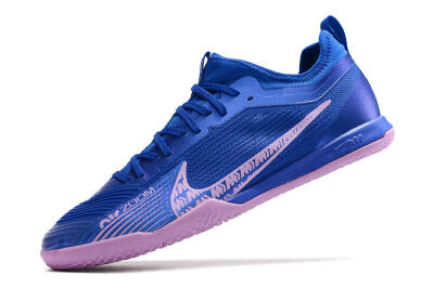 Nike Air Zoom Mercurial Vapor 15 Pro IC Low-Tops Football Shoes - Blue/Pink