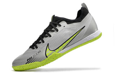 Nike Air Zoom Mercurial Vapor 15 Pro IC Low-Tops Football Shoes - Silver/Yellow/Black