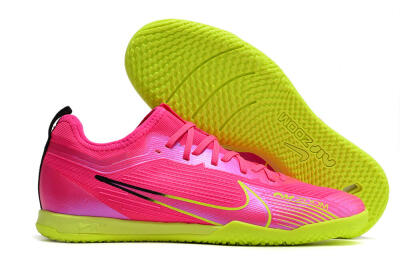Nike Air Zoom Mercurial Vapor 15 Pro IC Low-Tops Football Shoes - Pink/Yellow/Black