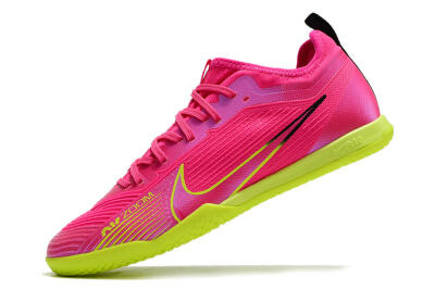 Nike Air Zoom Mercurial Vapor 15 Pro IC Low-Tops Football Shoes - Pink/Yellow/Black