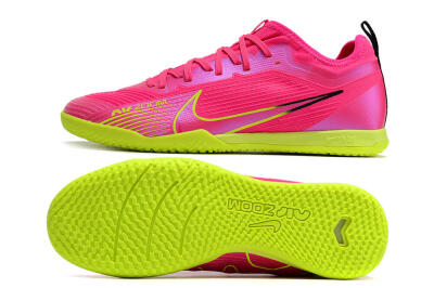 Nike Air Zoom Mercurial Vapor 15 Pro IC Low-Tops Football Shoes - Pink/Yellow/Black