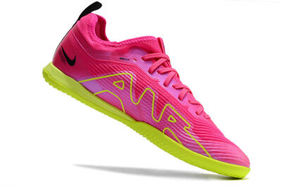Nike Air Zoom Mercurial Vapor 15 Pro IC Low-Tops Football Shoes - Pink/Yellow/Black