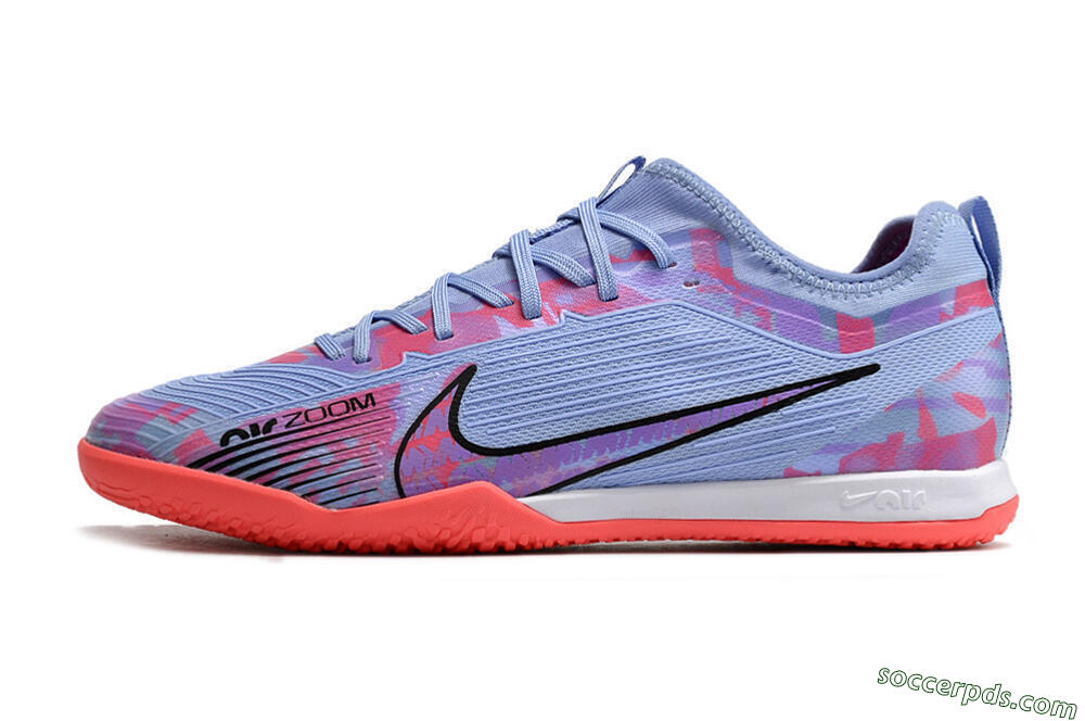 Nike Air Zoom Mercurial Vapor 15 Pro IC Low-Tops Football Shoes - Blue/Purple/Red 2
