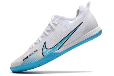 Nike Air Zoom Mercurial Vapor 15 Pro IC Low-Tops Football Shoes - White/Blue/Black