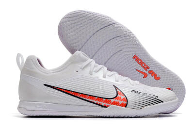 Nike Air Zoom Mercurial Vapor 15 Pro IC Low-Tops Football Shoes - White/Black/Red