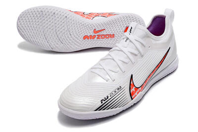 Nike Air Zoom Mercurial Vapor 15 Pro IC Low-Tops Football Shoes - White/Black/Red