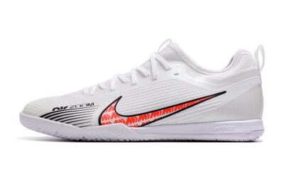 Nike Air Zoom Mercurial Vapor 15 Pro IC Low-Tops Football Shoes - White/Black/Red