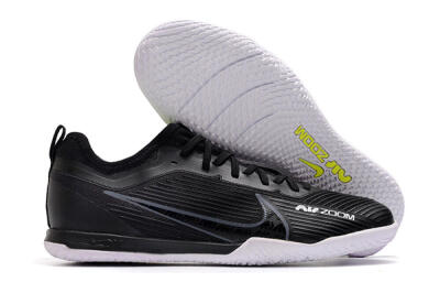 Nike Air Zoom Mercurial Vapor 15 Pro IC Low-Tops Football Shoes - Black/White/Yellow