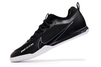 Nike Air Zoom Mercurial Vapor 15 Pro IC Low-Tops Football Shoes - Black/White/Yellow