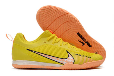 Nike Air Zoom Mercurial Vapor 15 Pro IC Low-Tops Football Shoes - Yellow/Pink/Black