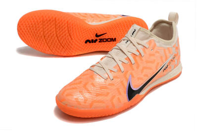 Nike Air Zoom Mercurial Vapor 15 Pro IC Low-Tops Football Shoes - Orange/Purple/Black
