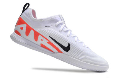 Nike Air Zoom Mercurial Vapor 15 Pro IC Low-Tops Football Shoes - White/Black/Red