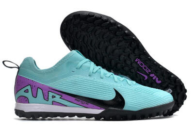 Nike Air Zoom Mercurial Vapor 15 Pro TF Low-Tops Football Shoes - Blue/Black/Purple