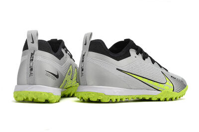 Nike Air Zoom Mercurial Vapor 15 Pro TF Low-Tops Football Shoes - Silver/Yellow/Black