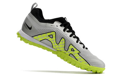 Nike Air Zoom Mercurial Vapor 15 Pro TF Low-Tops Football Shoes - Silver/Yellow/Black