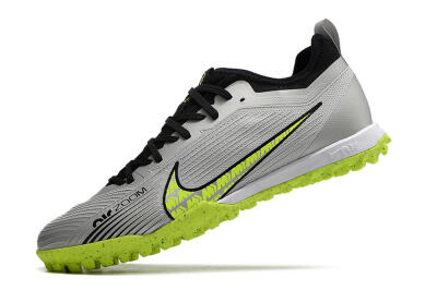 Nike Air Zoom Mercurial Vapor 15 Pro TF Low-Tops Football Shoes - Silver/Yellow/Black