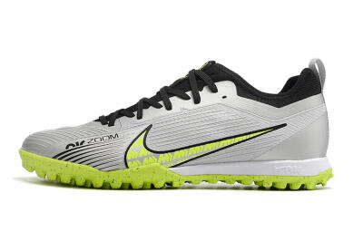 Nike Air Zoom Mercurial Vapor 15 Pro TF Low-Tops Football Shoes - Silver/Yellow/Black