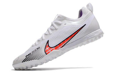 Nike Air Zoom Mercurial Vapor 15 Pro TF Low-Tops Football Shoes - White/Black/Red