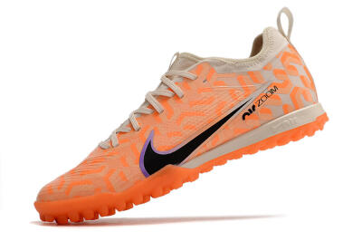 Nike Air Zoom Mercurial Vapor 15 Pro TF Low-Tops Football Shoes - Orange/Purple/Black