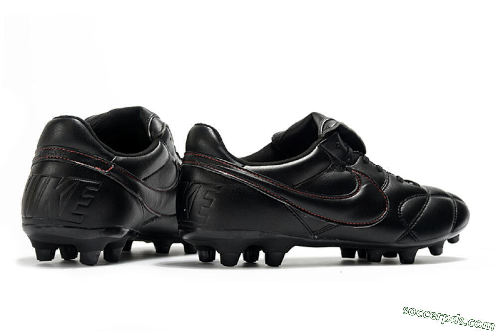 Nike Premier 2.0 FG Low-Tops Football Boots - Black/Red 6