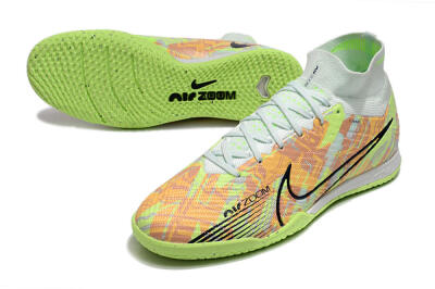 Nike Air Zoom Mercurial Superfly 9 Elite IC High-Tops Football Shoes - Yellow/Brown/Black