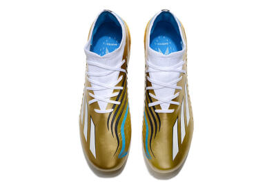 Adidas X Speedportal .1 FG Low-Tops Football Boots - Gold/White/Blue