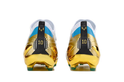 Adidas X Speedportal .1 FG Low-Tops Football Boots - Gold/White/Blue