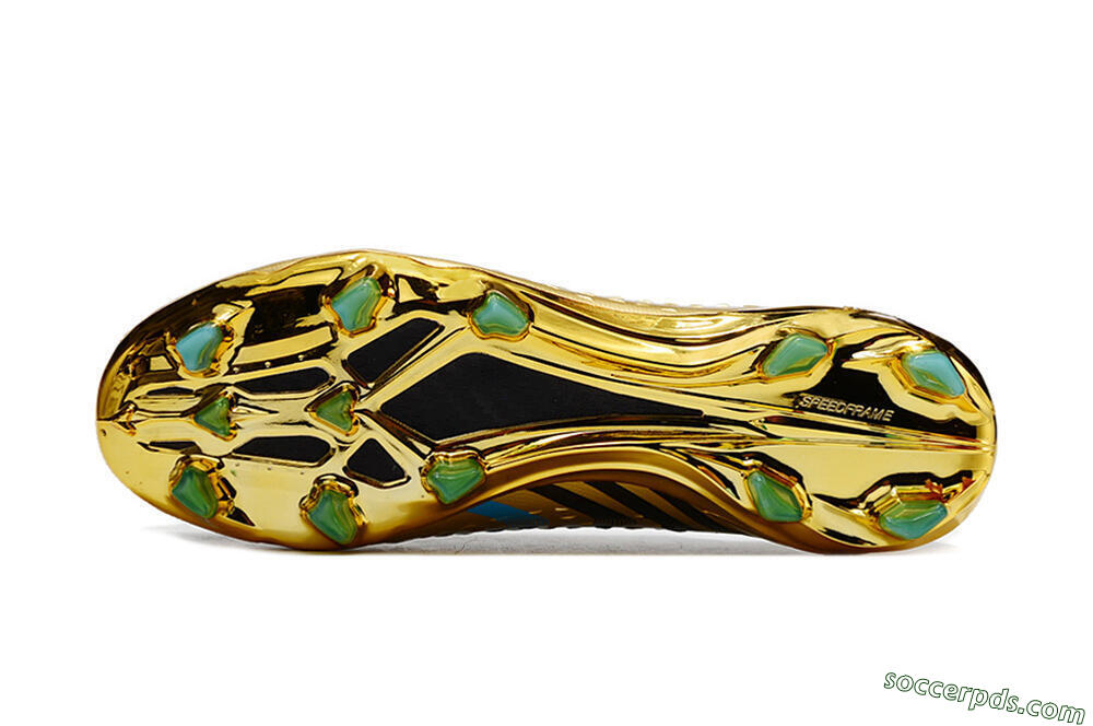 Adidas X Speedportal .1 FG Low-Tops Football Boots - Gold/White/Blue 7