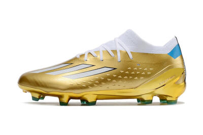 Adidas X Speedportal .1 FG Low-Tops Football Boots - Gold/White/Blue