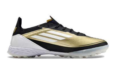Adidas F50 Elite TF Low-Tops Football Shoes - Gold/White/Black