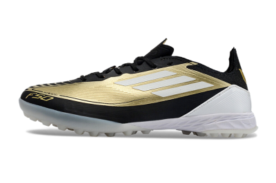 Adidas F50 Elite TF Low-Tops Football Shoes - Gold/White/Black