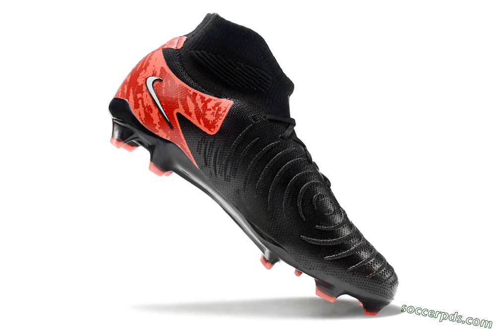 Nike Phantom Luna Elite FG High-Tops Football Boots - Black/Red/White 4